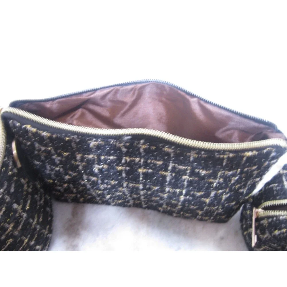 Lot of 3 Makeup Cases/C Initial on Big Case and Small Clutch